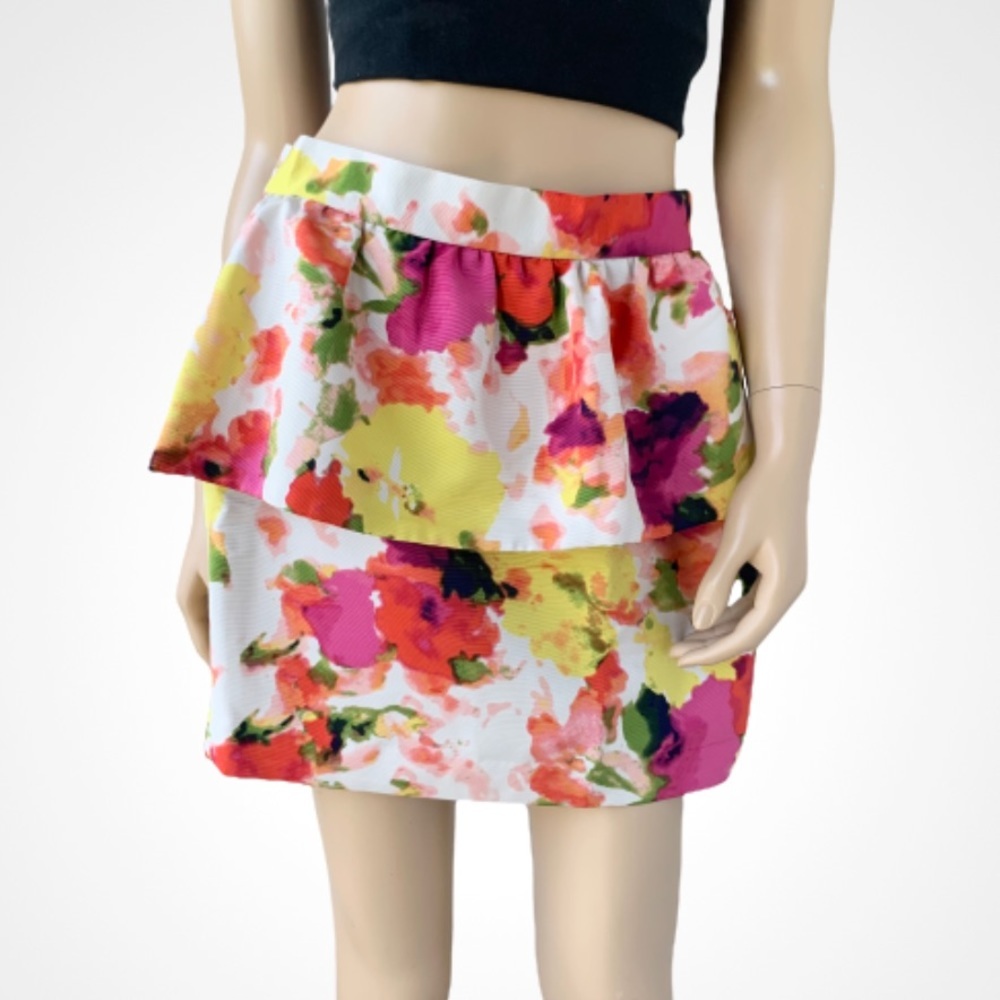 🌸New🌸 Floral Casual Skirt Forever 21 Large NWT